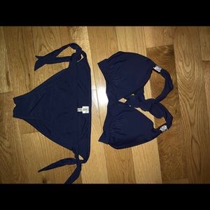 Vizcaya Swimwear Navy bikini, NWOT, pageant